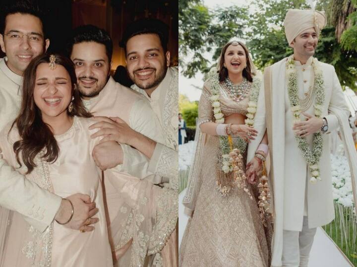 Parineeti Raghav Wedding: परिणीति के भाई शिवांग ने बड़े ही खास अंदाज में किया जीजा राघव का फैमिली में वेलकम, पोस्ट शेयर कर लिखी ये बात Shivang Chopra shared Parineeti Chopra Raghav Chadha pictures and wrote a special note on social media Parineeti Raghav Wedding: परिणीति के भाई शिवांग ने बड़े ही खास अंदाज में किया जीजा राघव का फैमिली में वेलकम, पोस्ट शेयर कर लिखी ये बात
