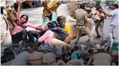 Students Protest At Vizianagaram collectorate| విద్యార్థులనుఈడ్చుకుంటూ వెళ్లిన పోలీసులు | ABP Desam