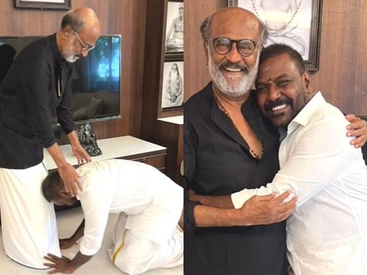 Rajinikanth Raghava Lawrence : சந்திரமுகி 2 வரும் செப்டம்பர் 28 ஆம் தேதி வெளியாகவுள்ள நிலையில், தனது குருவான ரஜினியின் காலில் விழுந்து ஆசீர்வாதம் பெற்றுள்ளார் லாரன்ஸ்.