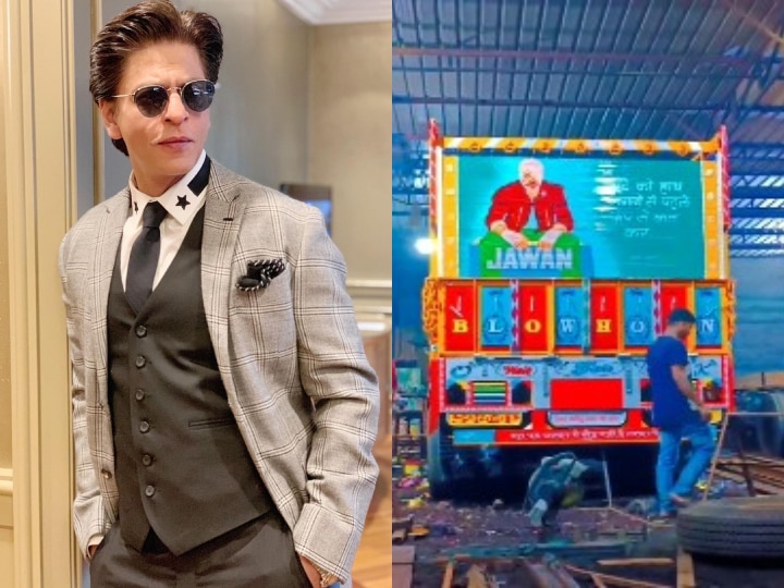 Shah Rukh Khan Reacted On Jawan Poster On Truck Said People Will Think ...