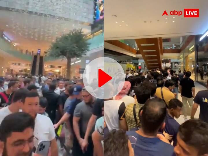 iPhone 15 Viral Video Huge Crowd Rushing In Dubai Mall Apple Store iPhone 15 की बिक्री शुरू होते ही दुबई मॉल में मची भगदड़, लोगों को रोकने में सिक्योरिटी गार्ड के छूट गए पसीने, सामने आया VIDEO
