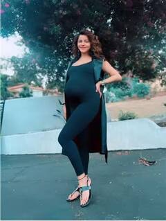 Rubina Dilaik: ਰੂਬੀਨਾ ਦਿਲੈਕ ਨੇ ਬਾਡੀ ਫਿੱਟ ਆਊਟਫਿਟ ਵਿੱਚ ਫਲਾਂਟ ਕੀਤਾ ਕਿਊਟ ਬੇਬੀ ਬੰਪ, ਦੇਖੋ ਤਸਵੀਰਾਂ