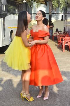 Bhumi Pednekar And Shehnaaz Gill Promote Thank You for Coming In Style - See Pics