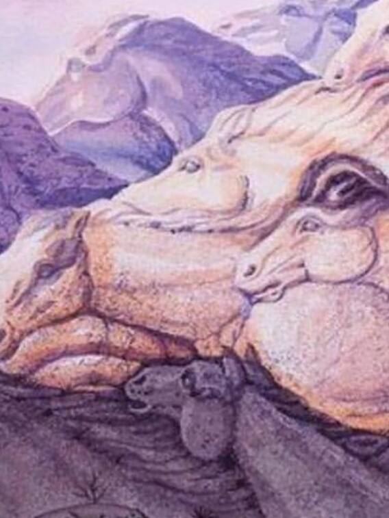 इस तस्वीर में छिपे हुए हैं कई घोड़ों के चेहरे, 10 सेकंड में बुझो तो जानें