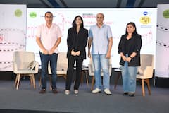 Sonam Kapoor Slays In A Black Pant Suit - See Pics