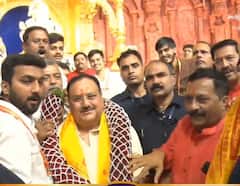 Pune news : भाजप राष्ट्रीय अध्यक्ष जे. पी. नड्डा श्रीमंत दगडूशेठ गणपती चरणी लीन; पाहा फोटो ...