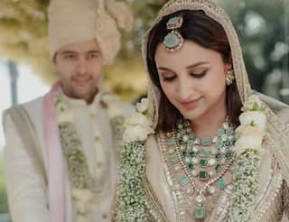 પતિ Raghav Chadha સાથે સાસરિયામાં પહોંચી Parineeti Chopra, આ રીતે કરાયુ ભવ્ય સ્વાગત