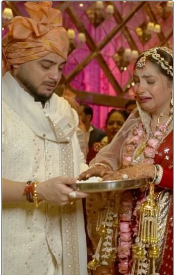 ਭੈਣ ਦੀ ਵਿਦਾਈ 'ਤੇ ਫੁੱਟ-ਫੁੱਟ ਰੋਣ ਲੱਗੇ ਮਿਲਿੰਦ ਗਾਬਾ