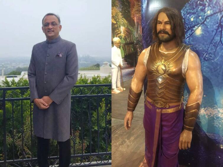 Baahubali producer Shobu Yarlagadda upset with Prabhas wax statue Mysore latest Telugu news Shobu Yarlagadda: మైసూర్ లో ‘బాహుబలి’ మైనపు విగ్రహం, నిర్మాత శోభు యార్లగడ్డ ఆగ్రహం