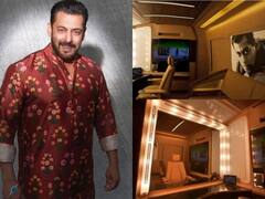 Salman Khan Vanity Van Pics: सलमान खान की वैनिटी के आगे फीके हैं फाइव स्टार होटल, देखिए मेकअप रूम से बाथरूम तक की तस्वीरें
