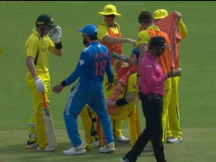 IND vs AUS 3rd ODI Virat Kohli Dance In Front Of Labuschagne During Match Watch Video Watch: ऑस्ट्रेलियाई खिलाड़ियों के सामने डांस करते दिखे कोहली, वीडियो में देखें कैसे की मस्ती