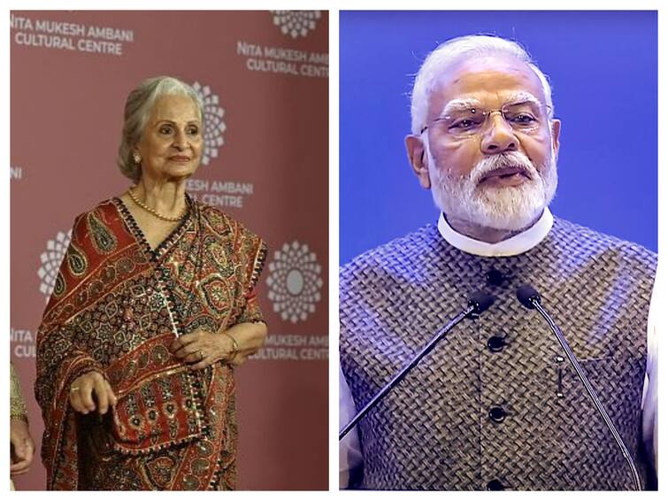 PM Modi Congratulates Waheeda Rehman For Dadasaheb Phalke Award: 'A Beacon Of Talent, Dedication And Grace' PM Modi Congratulates Waheeda Rehman For Dadasaheb Phalke Award: 'A Beacon Of Talent, Dedication And Grace'