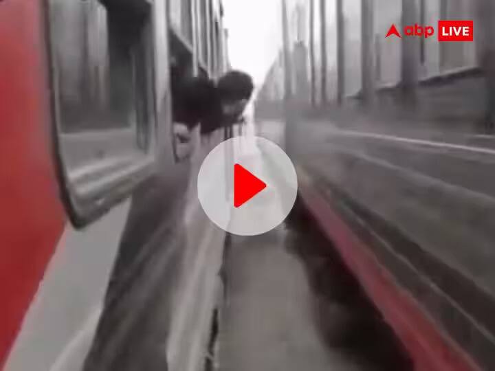 horse stuck between two high speed trains keep calm life was saved from death watch this video Viral Video: ਦੋ ਤੇਜ਼ ਰਫ਼ਤਾਰ ਟਰੇਨਾਂ ਵਿਚਕਾਰ ਫਸਿਆ ਘੋੜਾ, ਇਸ ਤਰ੍ਹਾਂ ਬਚੀ ਉਸਦੀ ਜਾਨ - ਦੇਖੋ ਇਹ ਵੀਡੀਓ