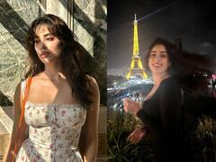 Janhvi Kapoor Photos : ‘பகலிலும் இரவிலும் நீயே அழகு..’ காதல் நகருக்கு டூர் சென்ற ஜான்வி கபூர்!