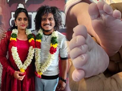 Vijay TV Pugazh Blessed With Baby Girl Share Post on Instagram Vijay TV Pugazh: குட்டி மகாராணிக்கு அப்பாவான குக்கு வித் கோமாளி புகழ்... வாழ்த்தும் ரசிகர்கள்!