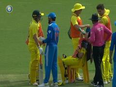 In Rare Instance, Chair Called Upon Cricket Pitch To Help Steven Smith Beat Rajkot Heat- WATCH