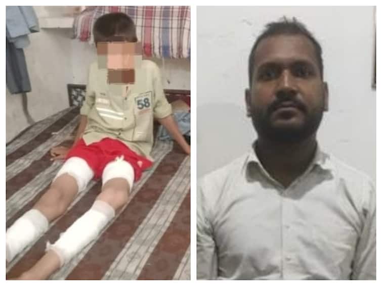 Crime Punjab Student Brutally Thrashed Tortured By Teacher in School Premises Video Sparks Outrage Crime: அலறி துடித்த 10 வயது சிறுவன்.. இரக்கமே இல்லாமல் கொடூரமாக தாக்கிய ஆசிரியர்- பஞ்சாபில் ஷாக்