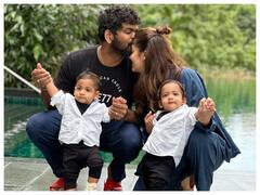 Nayanthara And Vignesh Shivan Share Photos With Their Twins Uyir and Ulag On Their First Birthday