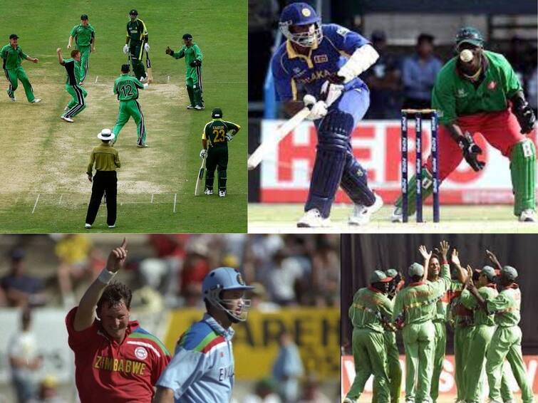 Top 5 Incidents Where A Giant Team Surrendered To A Small Team In An ODI ODI Worldcup Records: கிரிக்கெட் உலகக்கோப்பையில் கத்துக்குட்டிகளிடம் உதை வாங்கிய ஜாம்பவான்கள்.. டாப் 5 சம்பவங்கள்