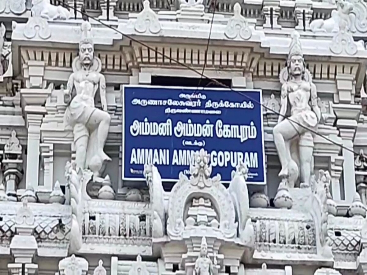 Thiruvannamalai: அண்ணாமலையார் கோவில் கோபுர பிரம்மதேவன் சிலை உடைந்து விழுந்தது - பக்தர்கள் சோகம்