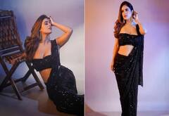 Neha Malik: ਬਲੈਕ ਸਾੜੀ 'ਚ ਕੈਮਰੇ ਦੇ ਸਾਹਮਣੇ ਬੋਲਡ ਹੋਈ ਨੇਹਾ ਮਲਿਕ, ਦਿਖਾਇਆ ਕਿਲਰ ਅੰਦਾਜ਼