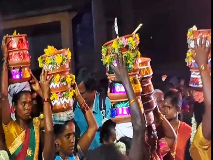 Villagers pray for rain with a lot of food products like rice, paniyaram, fish broth புது மண் சட்டியில் கறிசோறு; மீன் குழம்பு: மழைக்காக ஊர்வலம் சென்ற கிராம மக்கள்: சுவாரஸ்ய நிகழ்வு