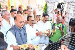 Ganpati Visarjan : सर्वपक्षीय नेत्यांनी ओढला संस्थान गणपतीचा रथ, संभाजीनगरमध्ये विसर्जन मिरवणुकांना सुरवात