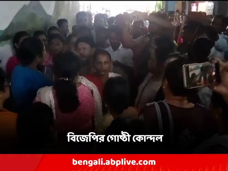 North 24 Pargana bjp inner clash fight over to leader North 24 Pargana: প্রকাশ্যে বিজেপির গোষ্ঠী কোন্দল, হাতাহাতিতে জড়ালেন দুই নেত্রী