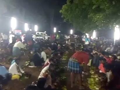 A festival in which only men participated to pray for abundant rain.. மழை வேண்டி ஆண்கள் மட்டுமே பங்கேற்ற வினோத திருவிழா..! ஆடுகள் பலியிட்டு விடிய விடிய நடந்த கறி விருந்து!