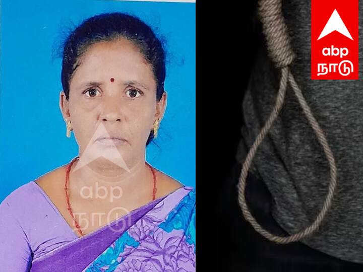 tindivanam Woman hangs herself due to private financial institution crisis திண்டிவனத்தில் தனியார் நிதி நிறுவன நெருக்கடியால் பெண் தற்கொலை- உறவினர்கள் காவல் நிலையத்தில் புகார்