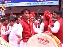 Pune Visarjan Miravnuk 2023 : सिद्धार्थ जावध, तेजस्विनी पंडित ते श्रुती मराठे; पुण्यात कलावंत ढोल ताशा पथकाचा जल्लोष