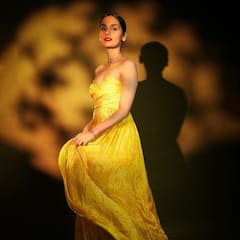 Manushi Chhillar Sweeps Instagram In A Breathtaking Yellow Gown; Check Out Pics