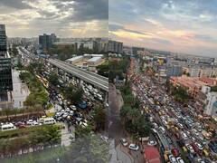 2 గంటలకు కిలోమీటర్‌ కూడా కదలని వాహనాలు-బెంగళూరులో భారీ ట్రాఫిక్‌ జామ్‌