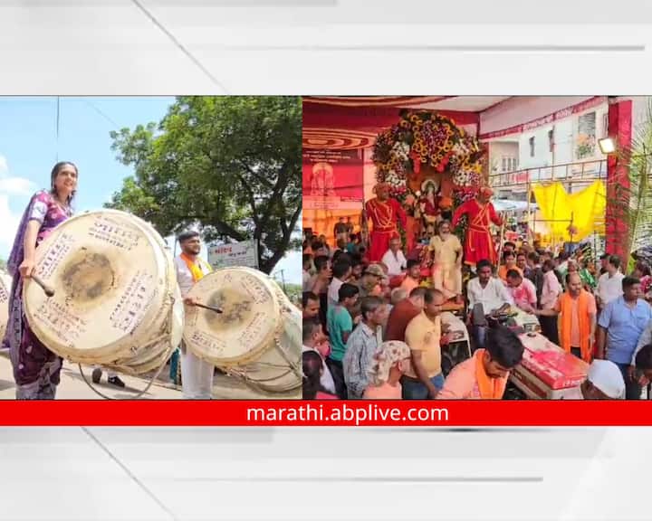 Ahmednagar Ganesh Visarjan : अहमदनगरचे ग्रामदैवत श्री विशाल गणपती मंदिरातील बाप्पाची विसर्जन मिरवणूक अंतिम टप्प्यावर आली आहे.