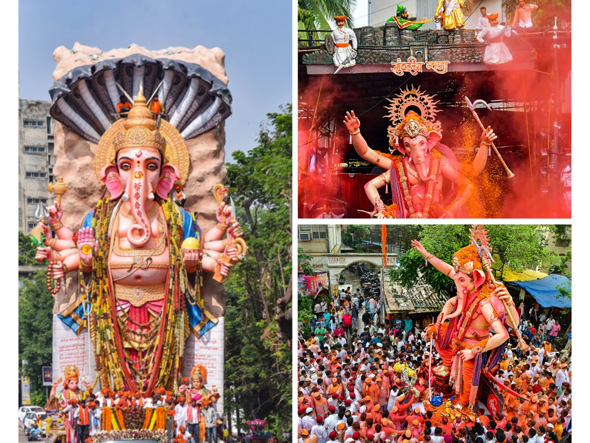 Ganesh Chaturthi 2023: A Glimpse Of Ganesh Visarjan Across The Country