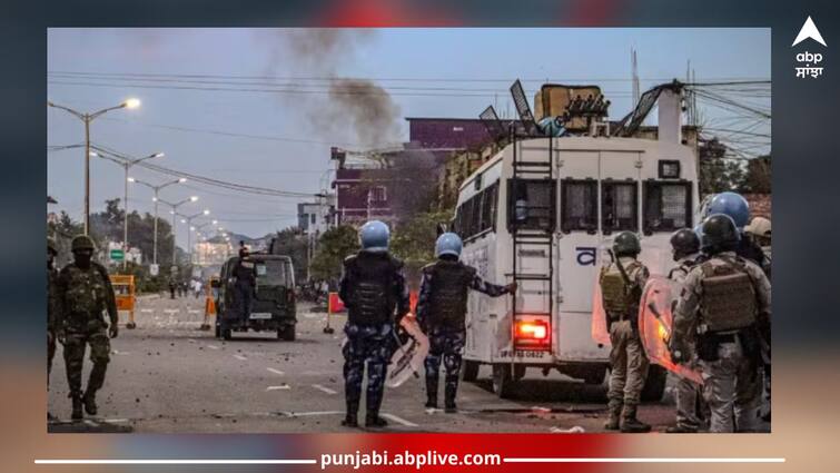 manipur violence protest in imphal afspa extended Manipur Violence: ਵੱਡੇ ਵਿਰੋਧ ਪ੍ਰਦਰਸ਼ਨਾਂ ਵਿਚਕਾਰ ਇੰਫਾਲ ਵਿੱਚ ਕਰਫਿਊ, ਭੀੜ ਨੇ ਪੁਲਿਸ ਵਾਹਨ ਨੂੰ ਲਗਾਈ ਅੱਗ