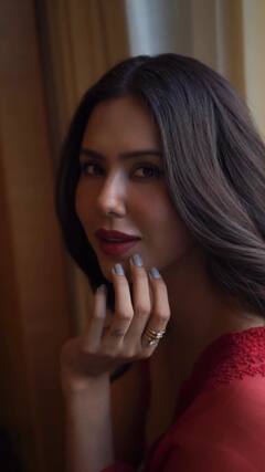Sonam Bajwa Photo: રેડ સાડીમાં ગોર્જિયસ લાગી સોનમ બાજવા, ફેન્સ થયા પાગલ