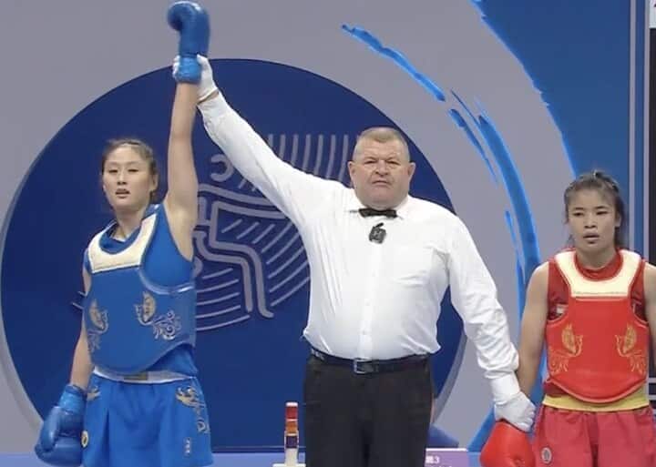 Asian Games 2023 Day 5:   Roshibina Devi Bows Out With Wushu Silver Asian Games 2023 Day 5:  એશિયન ગેમ્સમાં પાંચમા દિવસે ભારતે જીત્યો વધુ મેડલ, રોશિબિના દેવીએ જીત્યો સિલ્વર