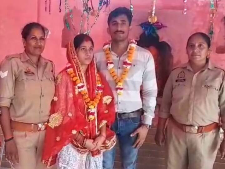 Kanpur Dehat Police arranged marriage indian army Soldier and his girlfriend in police station temple ANN UP News: यूपी में फौजी की 'मोहब्बत' पर बवाल, प्रेमिका के साथ थाने में लिए सात फेरे, जानें मामला