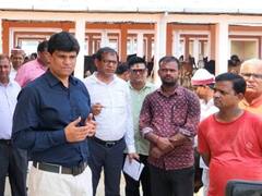 बस्ती में सीएम के ड्रीम प्रोजेक्ट गोशाला में तड़प कर मरी गाय, वीडियो देख भड़के डीएम, किया निरीक्षण