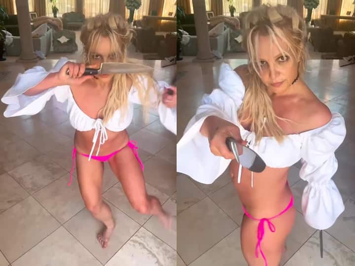 Britney Knife-Dancing Lands Her A Welfare Check From The Local Cops Britney Spears' Knife-Dancing Lands Her A Welfare Check From The Local Cops