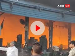 दिल्ली की आजादपुर मंडी में लगी भीषण आग, सामने आया भयानक वीडियो