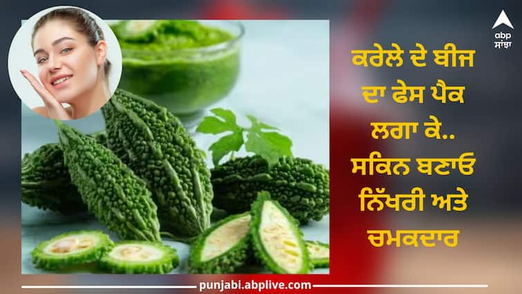 make bitter gourd seed face pack for glowing an beautiful skin Skin Care: ਕਰੇਲੇ ਦੇ ਬੀਜ ਦਾ ਫੇਸ ਪੈਕ ਲਗਾ ਕੇ ਸਕਿਨ ਨੂੰ ਬਣਾਓ ਨਿੱਖਰੀ ਅਤੇ ਚਮਕਦਾਰ...ਇਸ ਤਰ੍ਹਾਂ ਕਰੋ ਤਿਆਰ