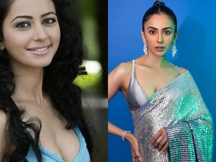 Rakul Preet Transformation : சினிமா உலகில் நுழையும் முன்பு எடுத்த புகைப்படத்தையும் சமீபத்திய புகைப்படத்தையும் இணைத்து பதிவிட்டு இருக்கிறார் ரகுல் ப்ரீத் சிங்.