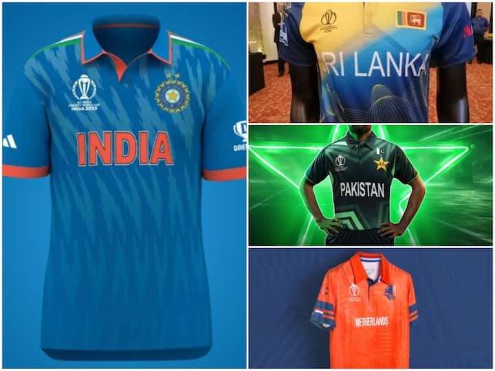 ODI World Cup 2023 In India: World Cup Jerseys Of All 10 Teams