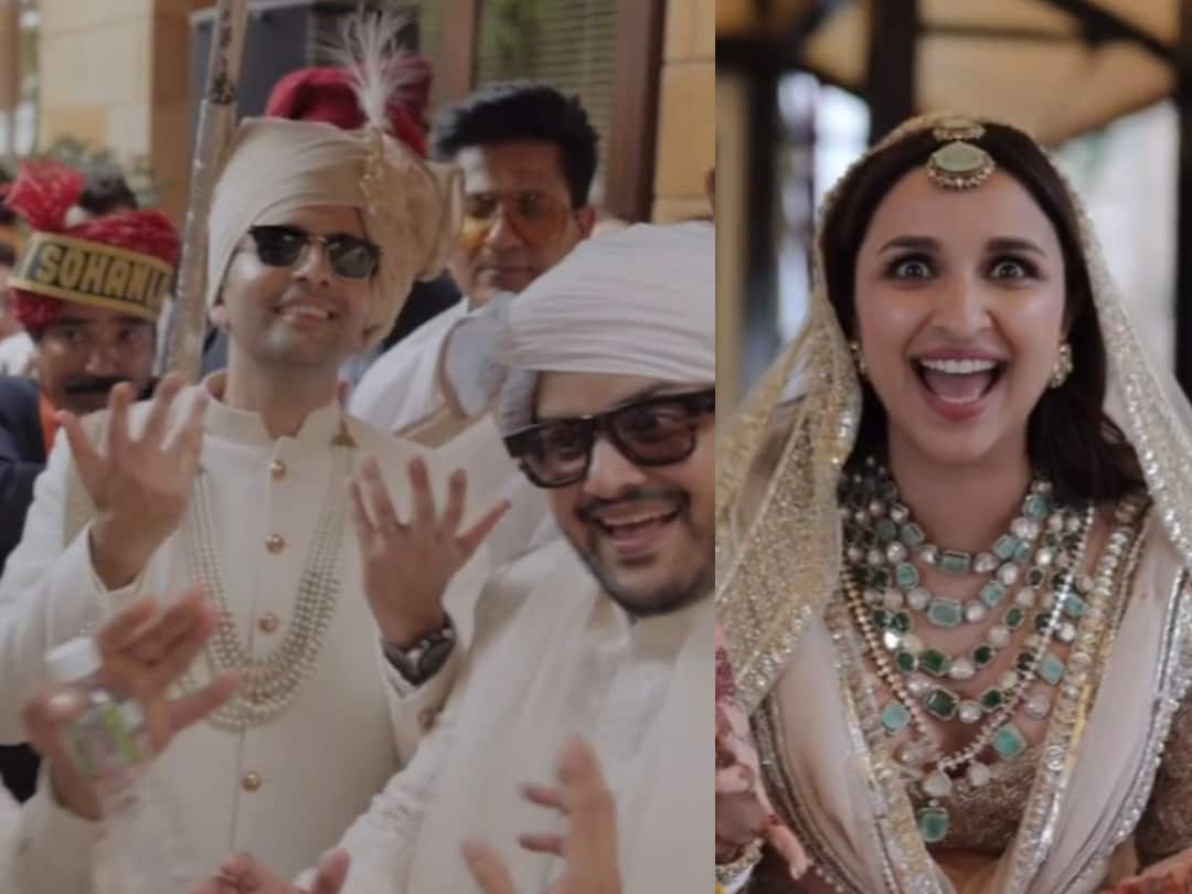 parineeti chopra raghav chadha wedding video posted by actress viral on social media Parineeti Raghav Wedding: वरात आणि नवरीची एन्ट्री; परिणीती आणि राघव यांच्या लग्नसोहळ्यातील खास क्षण, व्हिडीओनं वेधलं लक्ष