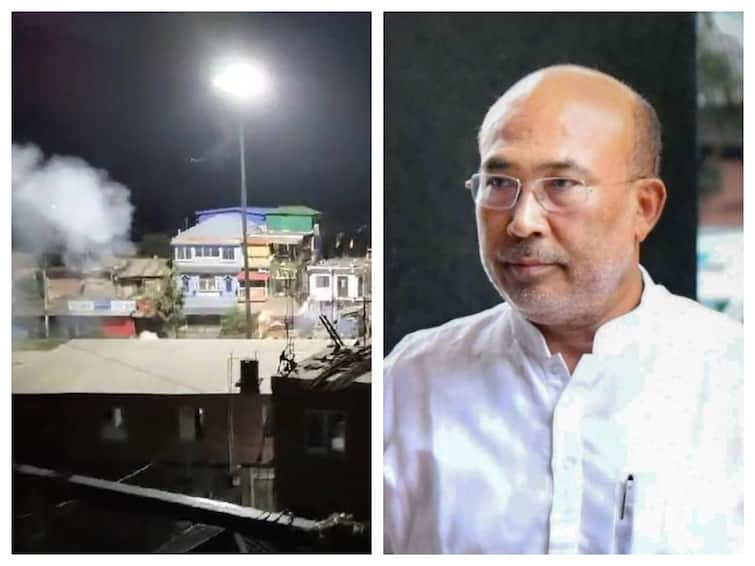 Manipur mob tries to storm CM Biren Singh house over the anger of students death Manipur CM House: முதலமைச்சர் வீட்டை டார்கெட் செய்த கும்பல்.. மணிப்பூரில் தொடரும் பதற்றம்