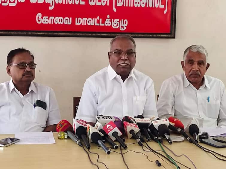 Cpm State Secretary K. Balakrishnan said that party will contest again in Coimbatore and Madurai in the parliamentary elections ’பாஜகவிடம் இருந்து பிரிந்ததால் அதிமுகவுடன் கூட்டணியா?’ - சிபிஎம் மாநில செயலாளர் பாலகிருஷ்ணன் பேட்டி
