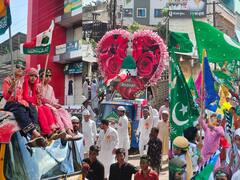 Eid e Milad 2023 : सोलापुरात पैगंबर मोहम्मद यांच्या जयंती निमित्त शोभायात्रा!