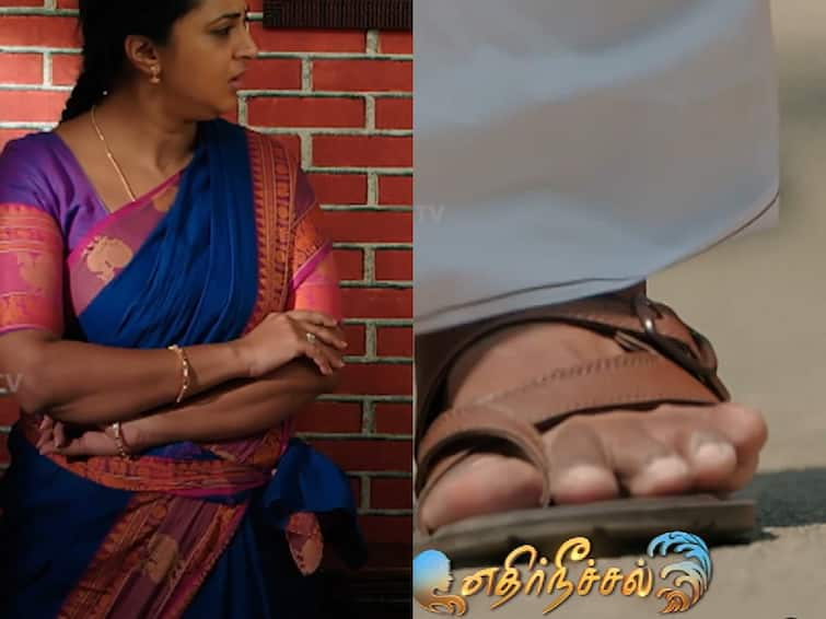 Ethirneechal serial Gunasekaran scene entry promo goes on viral Ethirneechal Gunasekaran: மாஸாக என்ட்ரி கொடுக்கும் ’எதிர்நீச்சல்’ குணசேகரன்..நடந்து வரும் காட்சி வைரல்!